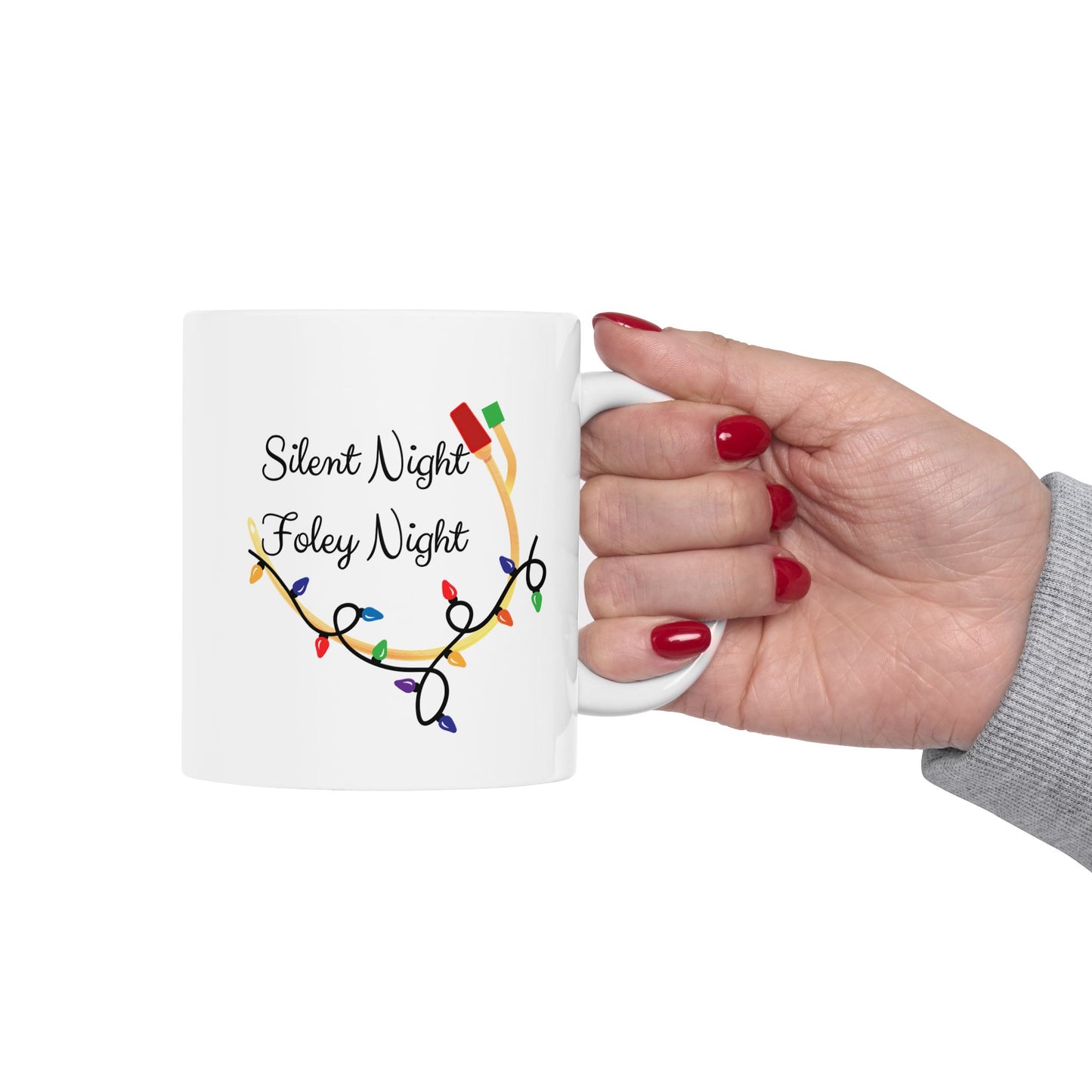Silent night, foley night mug