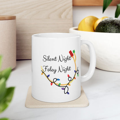 Silent night, foley night mug