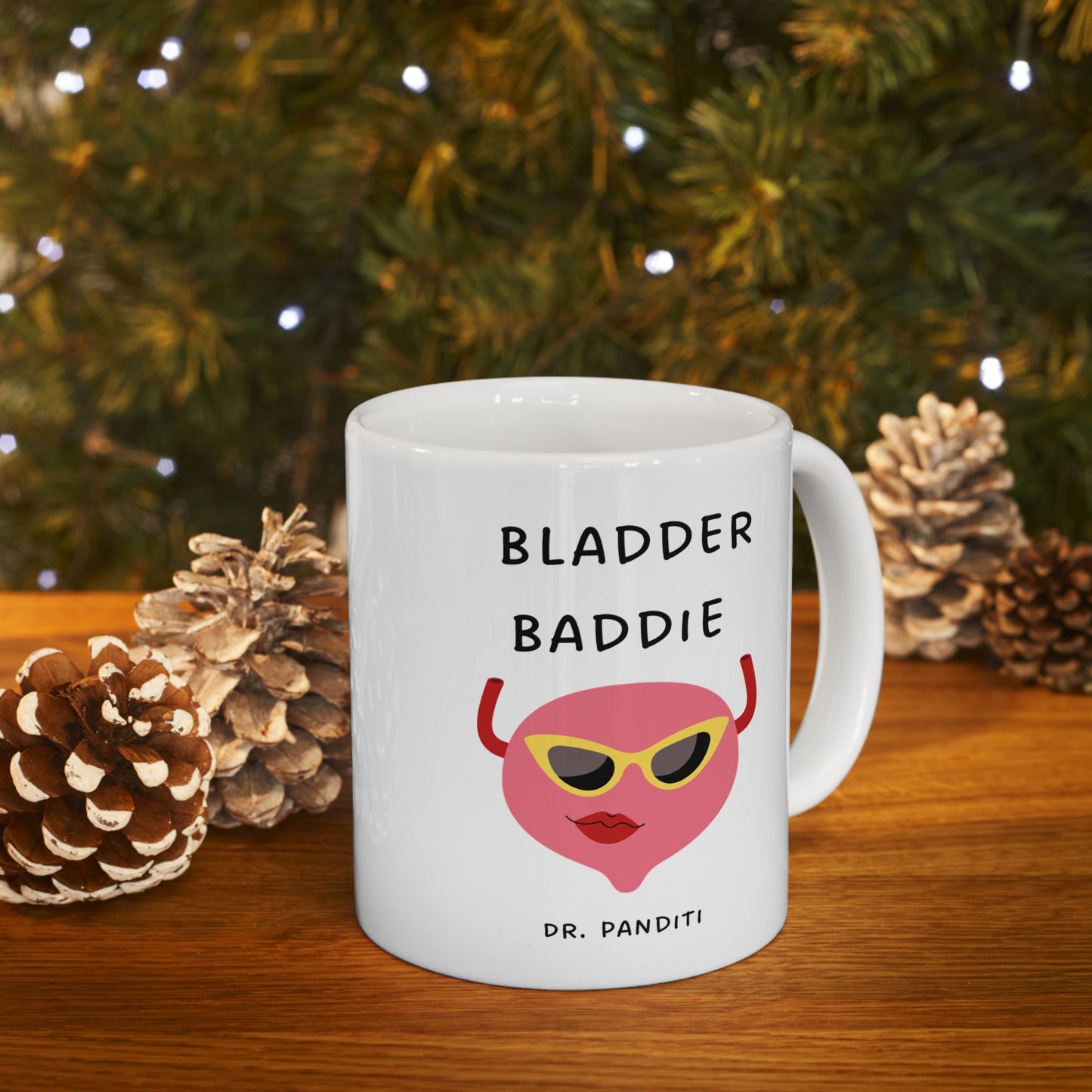 A Custom Urologist gift, mug, bladder baddie