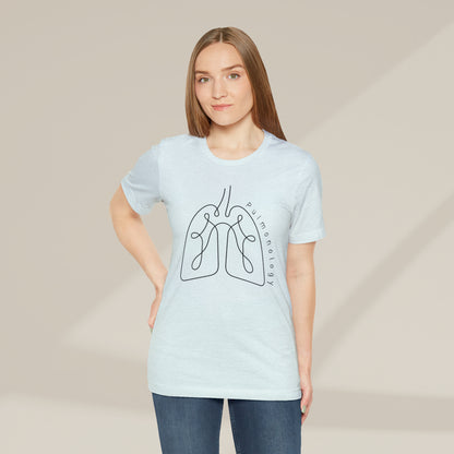 Pulmonology T shirt minimalist gift for Lung doctor Resident new grad cute student top Intensivist ICU team medical school graduation Lung surgery