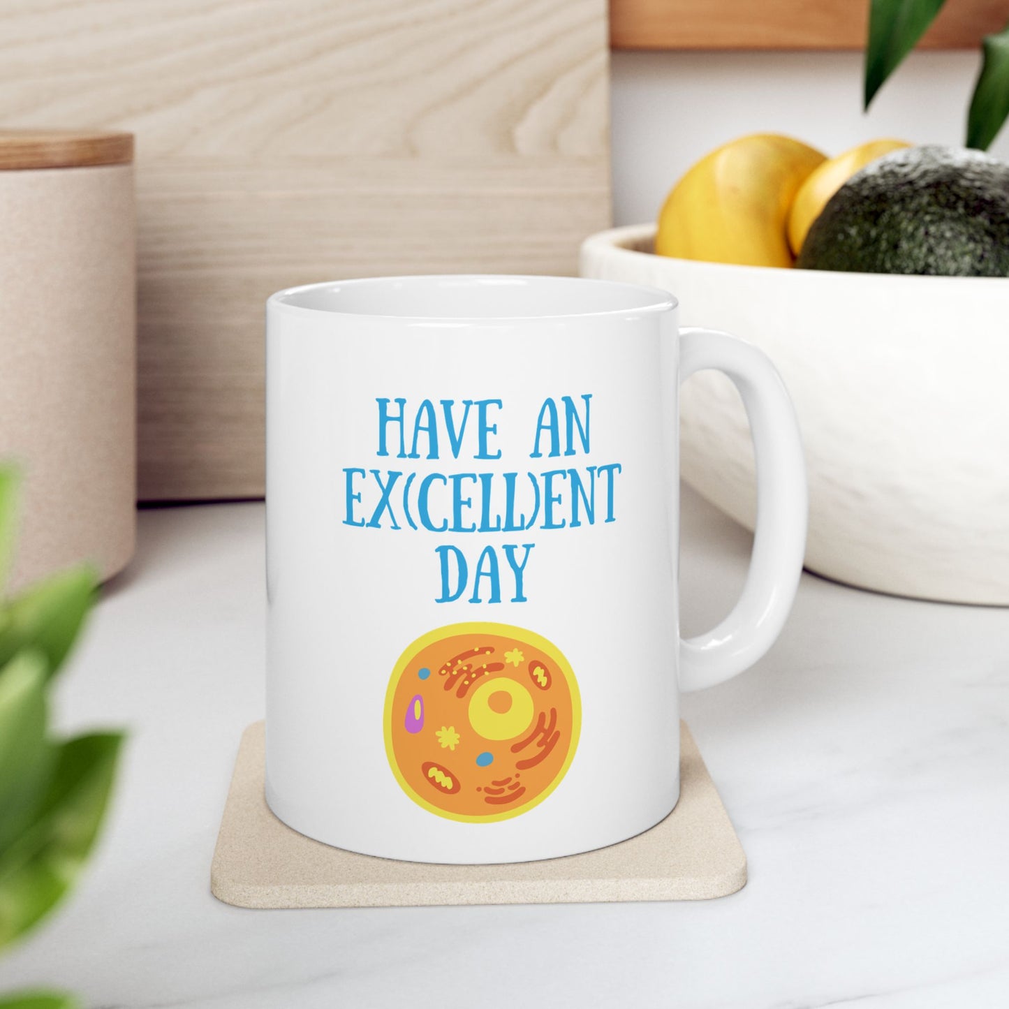 Science mug, cellular biology mug, science teacher gift idea, science puns