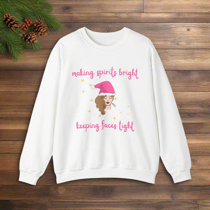 Medical Aesthetics Holiday Sweater - Botox & Med Spa Christmas Sweater, Esthetician Gift, Plastic Surgeon Ugly Xmas Sweater, Nurse & Doctor Holiday Party, Med Student Xmas Gift