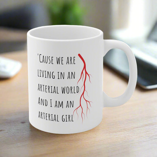 funny Vascular surgery mug, female resident, graduation gift for surgeons, Nurse practitioner