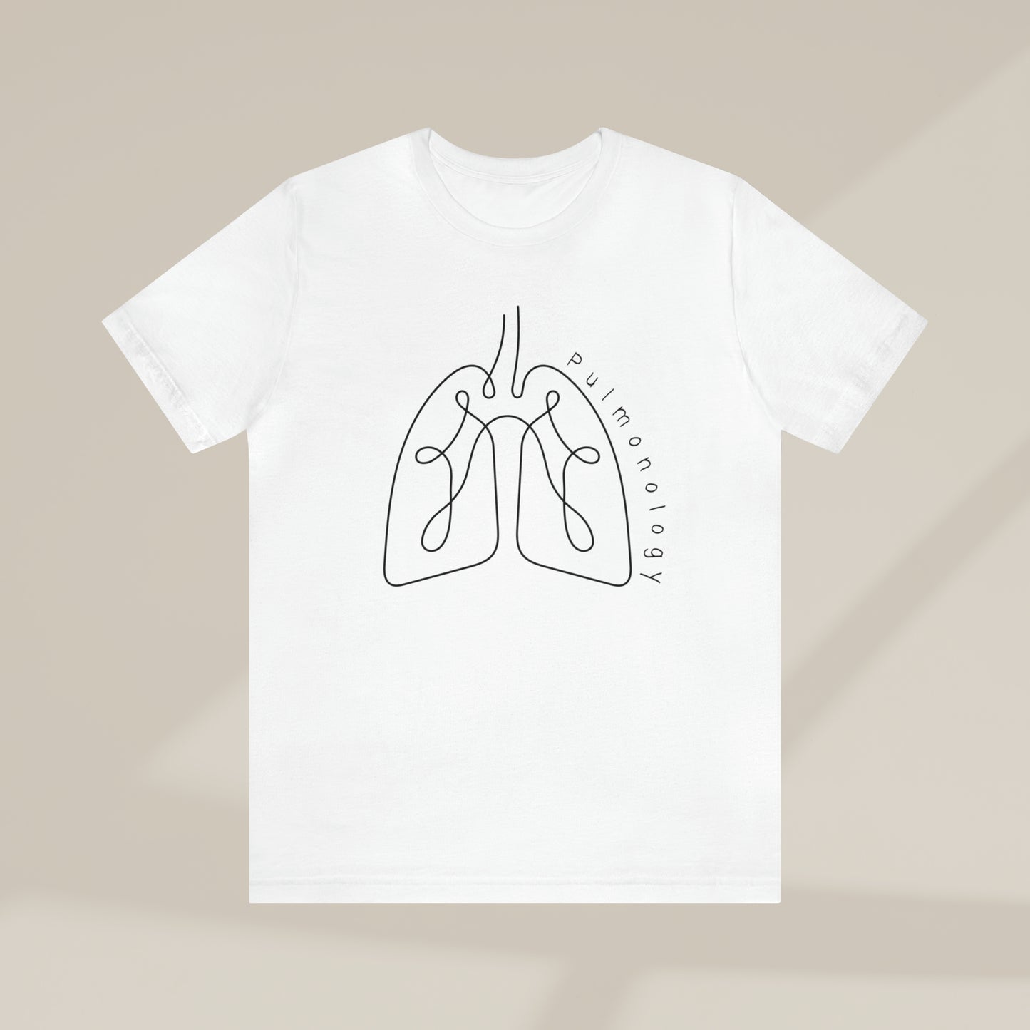 Pulmonology T shirt minimalist gift for Lung doctor Resident new grad cute student top Intensivist ICU team medical school graduation Lung surgery