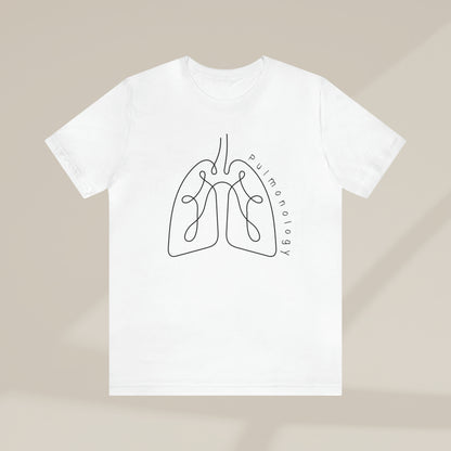 Pulmonology T shirt minimalist gift for Lung doctor Resident new grad cute student top Intensivist ICU team medical school graduation Lung surgery