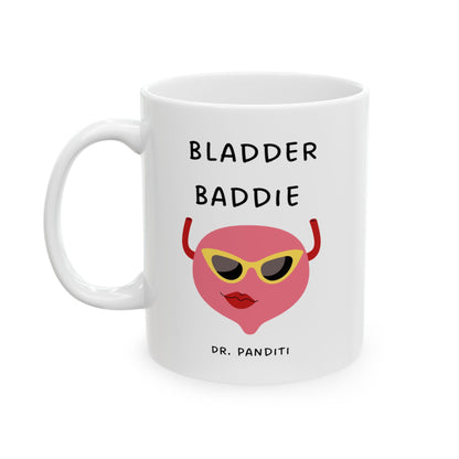 A Custom Urologist gift, mug, bladder baddie