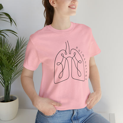 Pulmonology T shirt minimalist gift for Lung doctor Resident new grad cute student top Intensivist ICU team medical school graduation Lung surgery