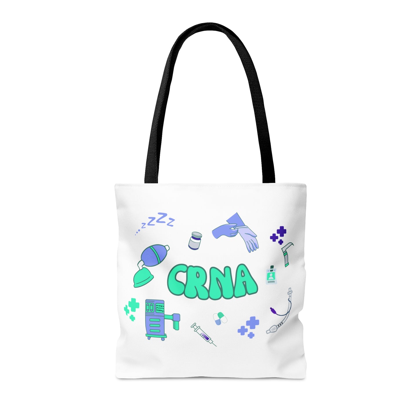 CRNA Anesthesia tote bag, CRNA, Nurse Anesthetist, Anesthesiologist, SRNA, Resident, Doctor, new CRNA student gift.