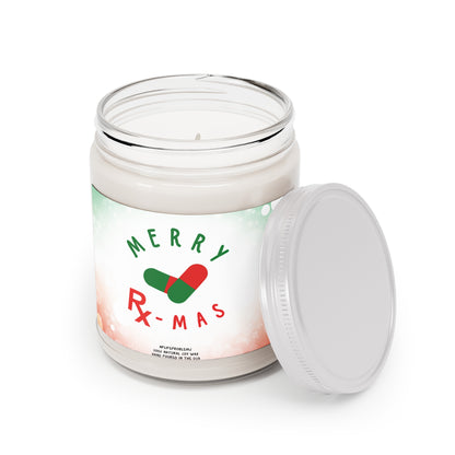 Merry Rx-mas candle, Pharmacy holiday gift, Pharmacology, Pharmacist, Pharmacy tech, medical holiday gift, Doctor Christmas gift, medical holiday puns