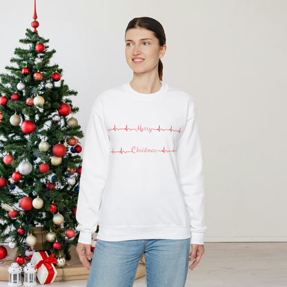 Minimalist Medical holiday sweater, EKG, cardiology Christmas, doctor xmas sweater, cardiac nurse holiday, holiday party, cardiologist holiday gift