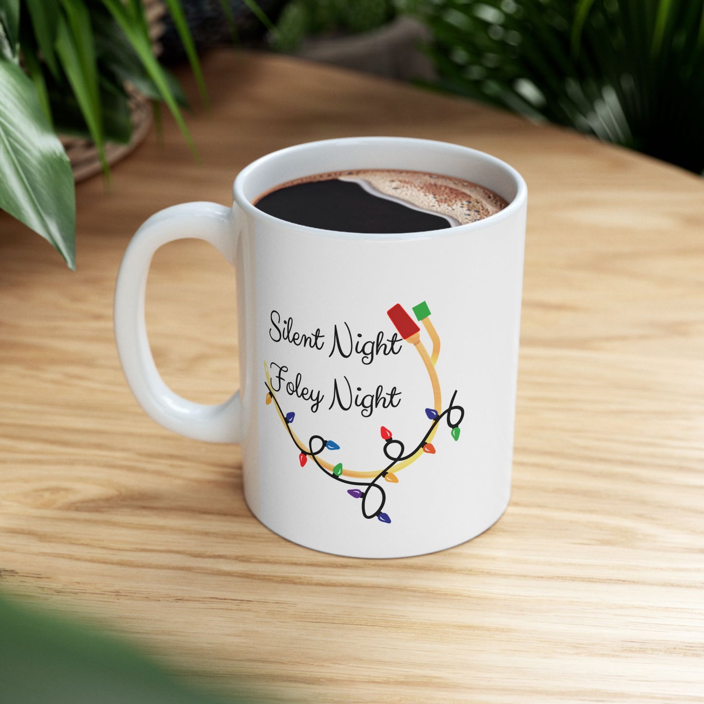 Silent night, foley night mug