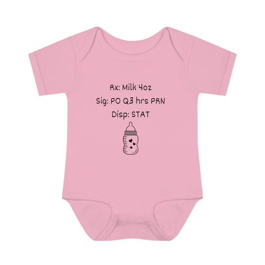 Copy of Baby milk Rx onesie, pharmacy gift, medical baby gift, doctor baby shower, pharm tech baby, healthcare baby shower, baby gift for coworker.