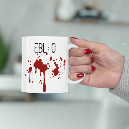 Funny surgeon mug, EBL:0, Surgery tech, resident gift, Surgeon humor, medical student, doctor gift, OR tech