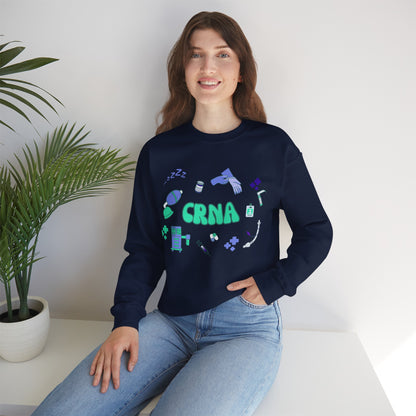 CRNA sweatshirt, cute nurse anesthesia gift idea, anesthesiology sweater, new grad nurse anesthetist student