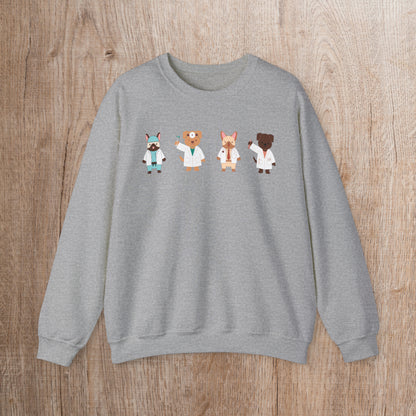 Cute dog doctors xmas sweater, Doctor graduation gift, dog lover gift idea, surgeon gift idea, cute medical themed gifts, nurse appreciation, dogtors