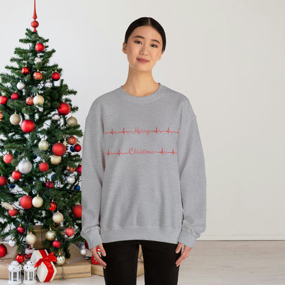 Minimalist Medical holiday sweater, EKG, cardiology Christmas, doctor xmas sweater, cardiac nurse holiday, holiday party, cardiologist holiday gift