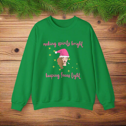 Medical Aesthetics Holiday Sweater - Botox & Med Spa Christmas Sweater, Esthetician Gift, Plastic Surgeon Ugly Xmas Sweater, Nurse & Doctor Holiday Party, Med Student Xmas Gift