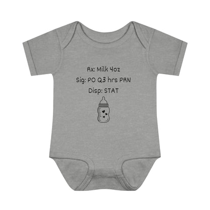 Copy of Baby milk Rx onesie, pharmacy gift, medical baby gift, doctor baby shower, pharm tech baby, healthcare baby shower, baby gift for coworker.