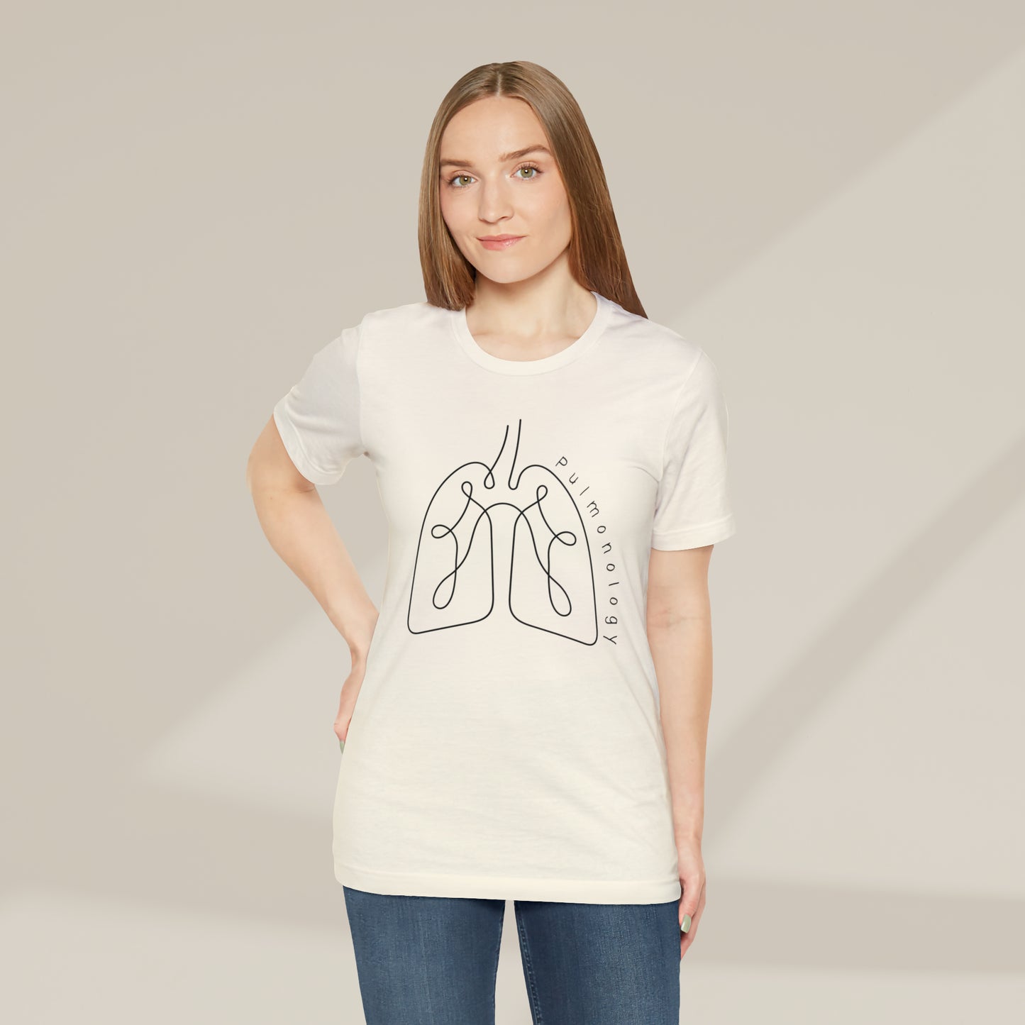 Pulmonology T shirt minimalist gift for Lung doctor Resident new grad cute student top Intensivist ICU team medical school graduation Lung surgery