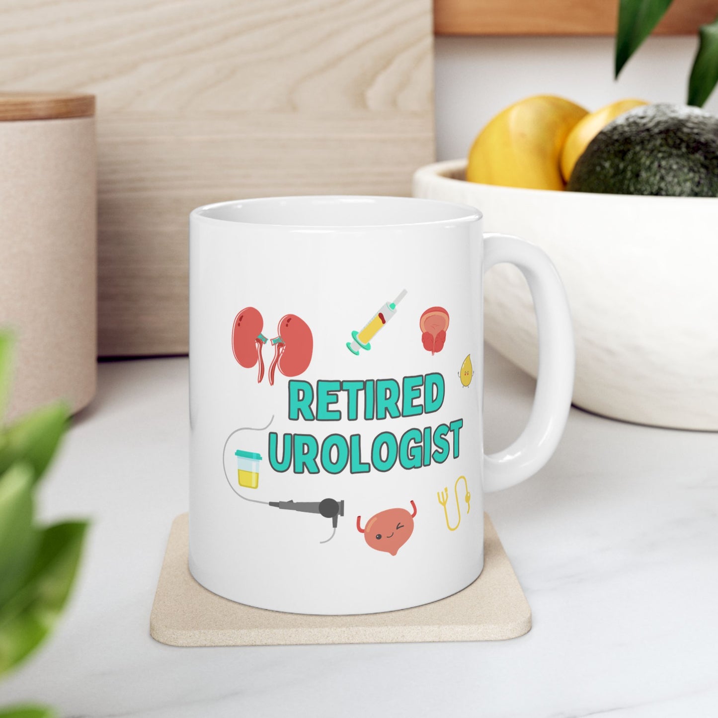 Retired Urologist Mug, Funny Urology Gift for Retired Doctors, Medical Retirement Coffee Cup, Urologist Appreciation Gift, Doctor Retirement Present