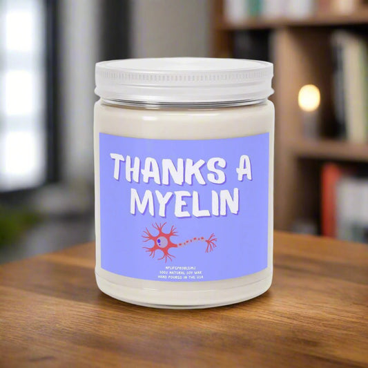 Brain Doctor Gift Candle – Neurology Appreciation Candle, Myelin Neurologist Gift, Doctor Thank You Gift Idea, Medical Specialty Gift for Neurologists