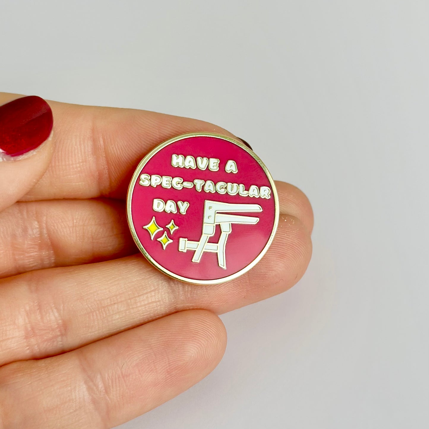 Gynecology pin, Gift for Gynecology nurse or doctor, Spec-tacular, graduation gift, MD appreciation, womens health team
