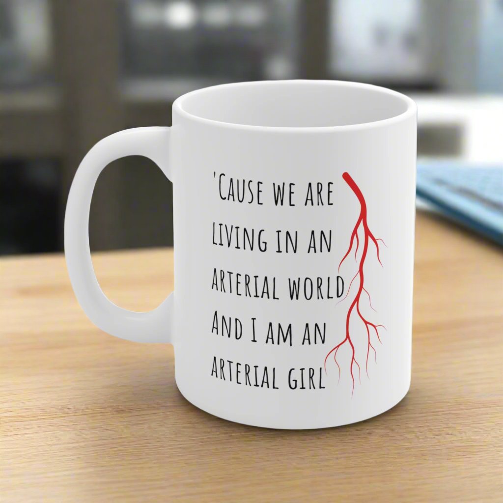 funny Vascular surgery mug, female resident, graduation gift for surgeons, Nurse practitioner