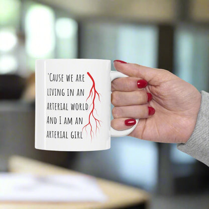 funny Vascular surgery mug, female resident, graduation gift for surgeons, Nurse practitioner