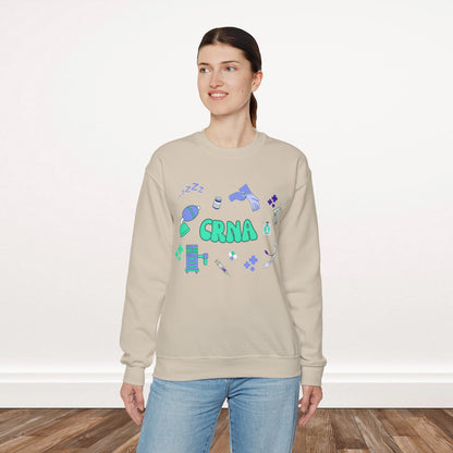 CRNA sweatshirt, cute nurse anesthesia gift idea, anesthesiology sweater, new grad nurse anesthetist student