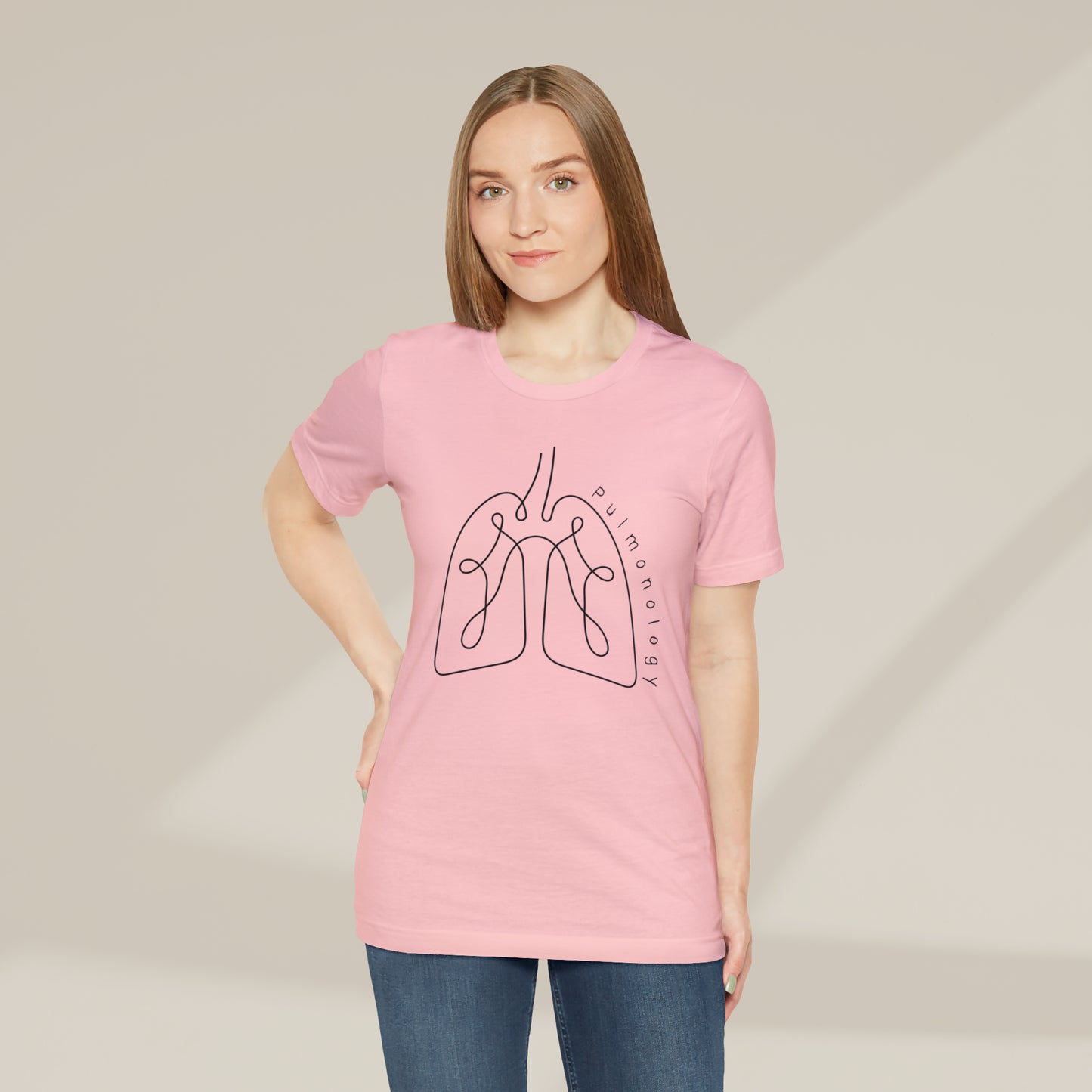 Pulmonology T shirt minimalist gift for Lung doctor Resident new grad cute student top Intensivist ICU team medical school graduation Lung surgery