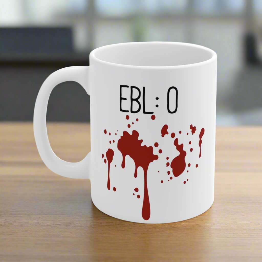 Funny surgeon mug, EBL:0, Surgery tech, resident gift, Surgeon humor, medical student, doctor gift, OR tech