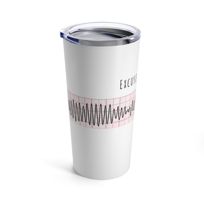 Cardiology tumbler, Gift for cardiologist, funny TdP EKG strip coffee mug, Telemetry nurse tumbler gift idea