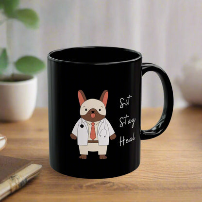 Vetrinary doctor mug, dogtor mug, dog doctor mug, dog lover gift, medical humor, Vet tech, Vet student gift