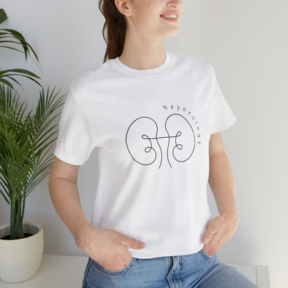 Nephrology T shirt minimalist gift for Nephrologist Nurse practitioner Kidney doctor new grad cute Renal Resident Dialysis team