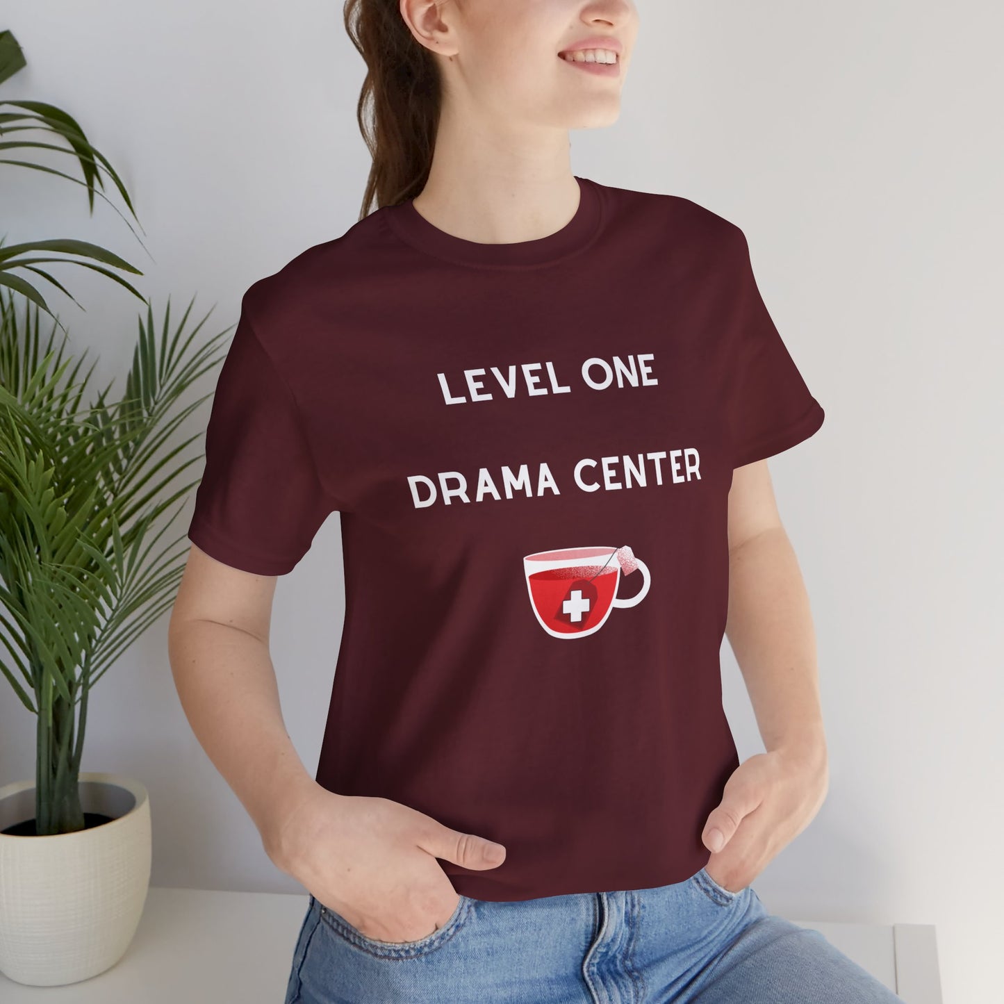 Level One Drama Center T Shirt, ER nurse, ER doctor, trauma surgeon, funny doctor gift, funny nurse gift, Trauma NP, Emergency Department