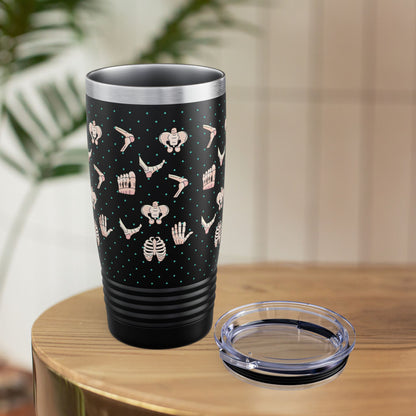 Orthopedics Tumbler, Gift idea for new grad ortho doctor, bone surgeon themed gift, tumbler for ortho doctors and nurses