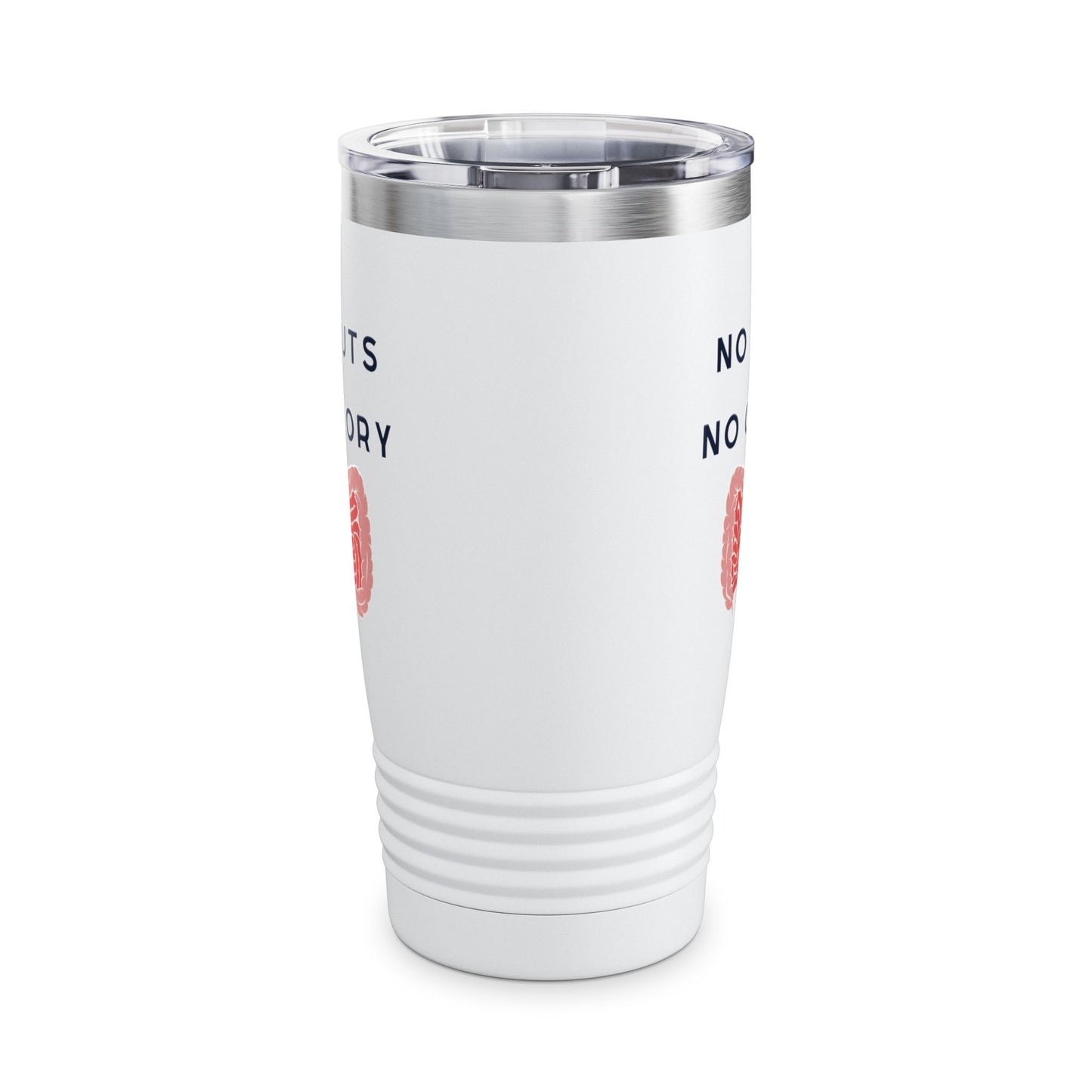 Motivational Ringneck Tumbler - No Guts No Glory, Travel Mug, Gift for Doctors, Surgeon Coffee Tumbler
