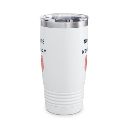 Motivational Ringneck Tumbler - No Guts No Glory, Travel Mug, Gift for Doctors, Surgeon Coffee Tumbler