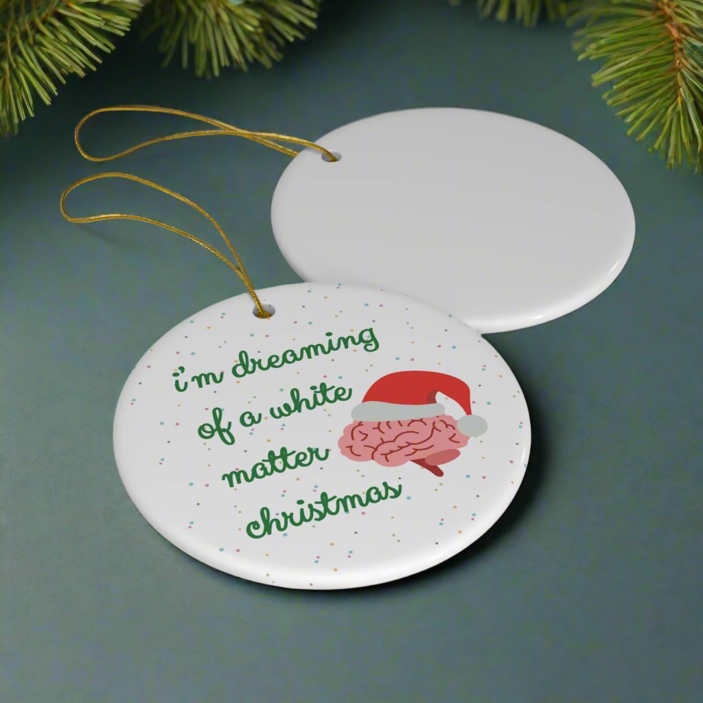 Funny Neurology Christmas ornament, doctor holiday gift, Neurologist, medical humor, Brain surgery, coworker gift, nurse Xmas ornament exchange