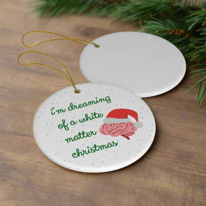 Funny Neurology Christmas ornament, doctor holiday gift, Neurologist, medical humor, Brain surgery, coworker gift, nurse Xmas ornament exchange