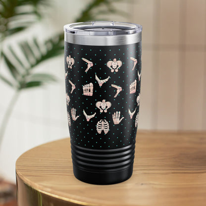 Orthopedics Tumbler, Gift idea for new grad ortho doctor, bone surgeon themed gift, tumbler for ortho doctors and nurses