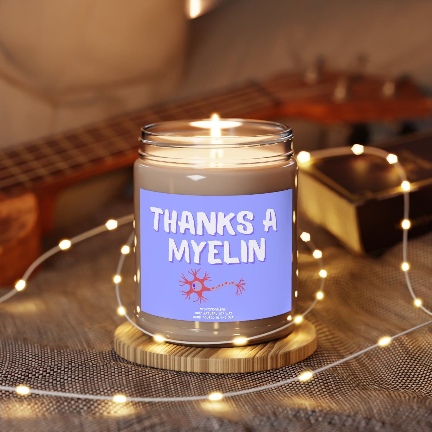 Brain Doctor Gift Candle – Neurology Appreciation Candle, Myelin Neurologist Gift, Doctor Thank You Gift Idea, Medical Specialty Gift for Neurologists