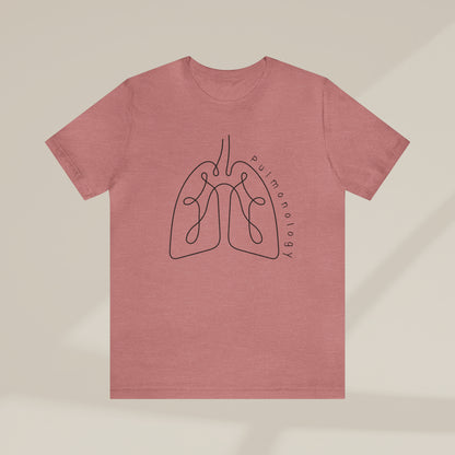 Pulmonology T shirt minimalist gift for Lung doctor Resident new grad cute student top Intensivist ICU team medical school graduation Lung surgery