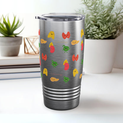 Endocrinology tumbler, Gift idea for new grad endocrinologist, medical themed gift, tumbler for doctors and nurses in endocrine