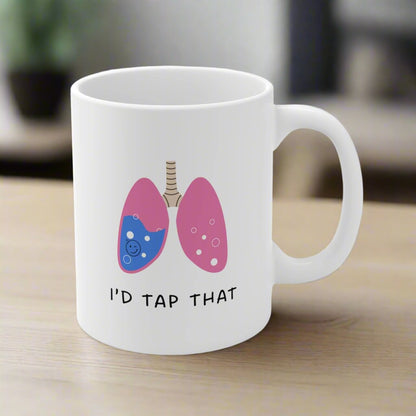 Lung doctor gift,  Pulmonology, lung mug, Lung disease specialist, Lung surgeon, medical humor,  Doctor mug, Nurse mug, surgeon gift, medical puns.