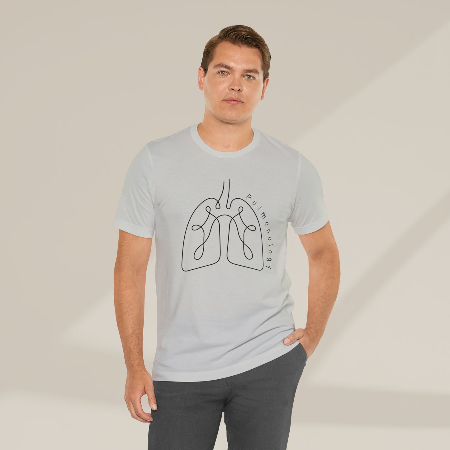 Pulmonology T shirt minimalist gift for Lung doctor Resident new grad cute student top Intensivist ICU team medical school graduation Lung surgery