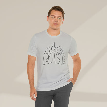 Pulmonology T shirt minimalist gift for Lung doctor Resident new grad cute student top Intensivist ICU team medical school graduation Lung surgery