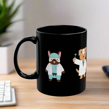 Vetrinary doctor mug, dogtor mug, dog doctor mug, dog lover gift, medical humor, Vet tech, Vet student gift