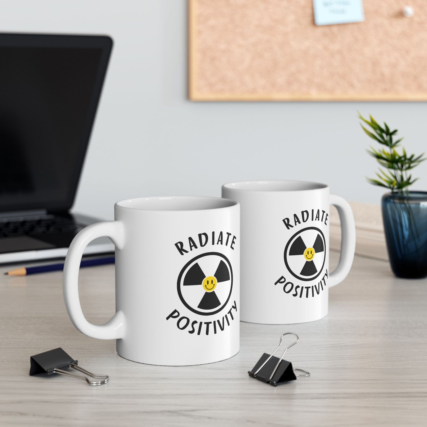 Radiate positivity, radiology tech, science mug, radiologist gift idea, graduation gift, radiation doctor mug, medical student