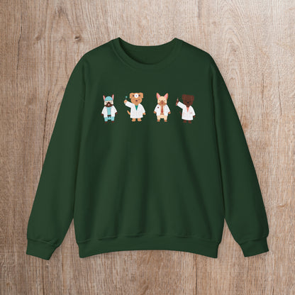 Cute dog doctors xmas sweater, Doctor graduation gift, dog lover gift idea, surgeon gift idea, cute medical themed gifts, nurse appreciation, dogtors